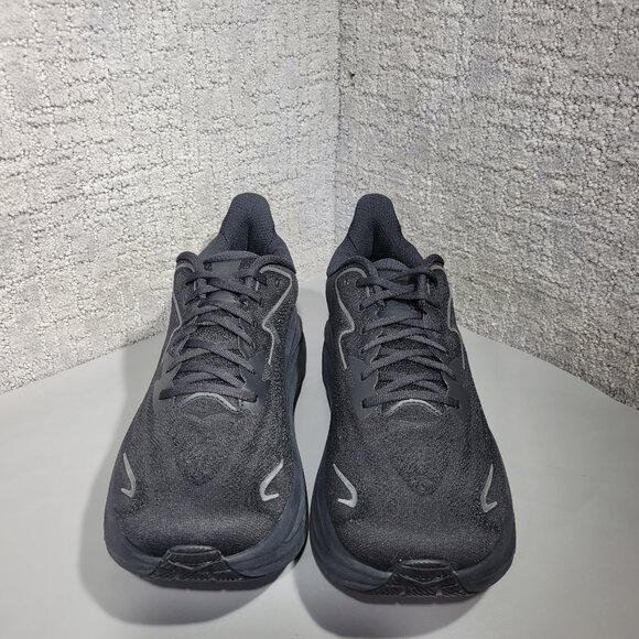 Hoka One One Clifton 10 Wide Men's US Size 132E Black Running Shoes 1162032-BBLC - Picture 2 of 11